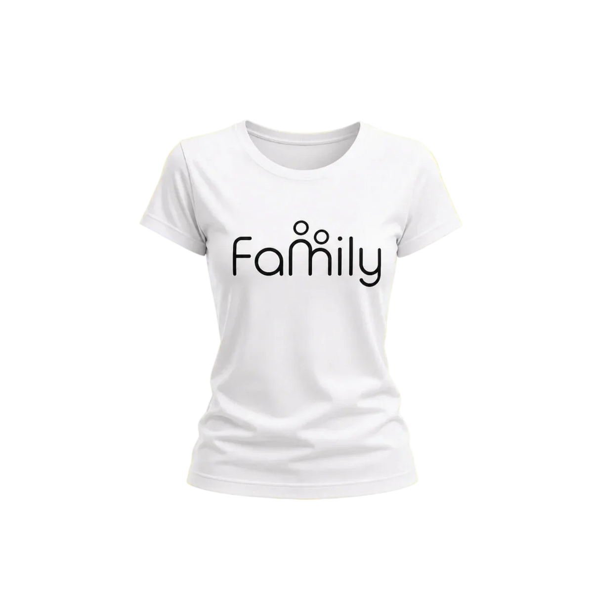 Family Graphic T-Shirt for Girls Minimal Typography - Muveszi Pakistan