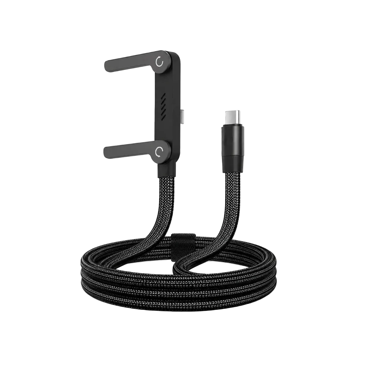 240W fast charging cable with foldable phone stand for gaming and video calls in Pakistan
