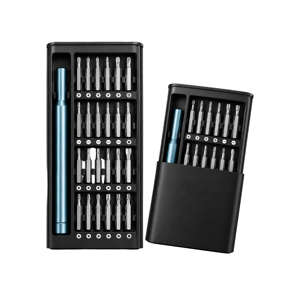 49-in-1 magnetic precision screwdriver set repair tool kit with compact storage case