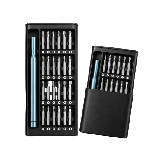 49-in-1 magnetic precision screwdriver set repair tool kit with compact storage case