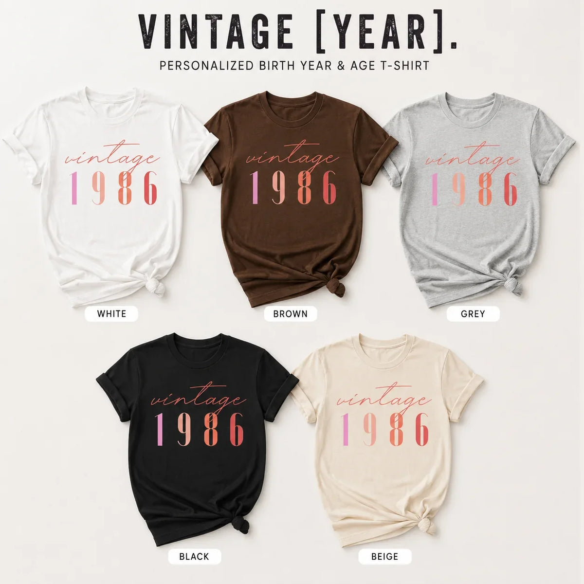 Customizable Creative Birthday T-Shirt | Vintage Creative Customizable Tee