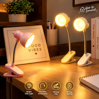Clip-On Rechargeable LED Desk Lamp