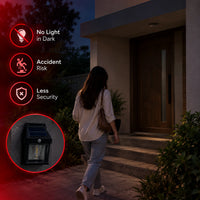 Solar Motion Sensor Wall Lamp (BK-888)