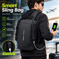 Anti-Theft USB Charging Sling Bag