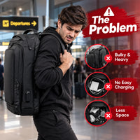Anti-Theft USB Charging Sling Bag