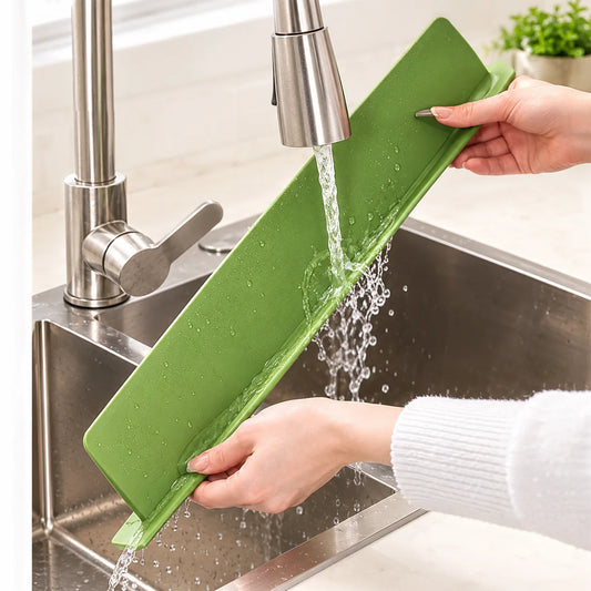 Kitchen Sink Splash Guard (Faucet Silicone Mat)