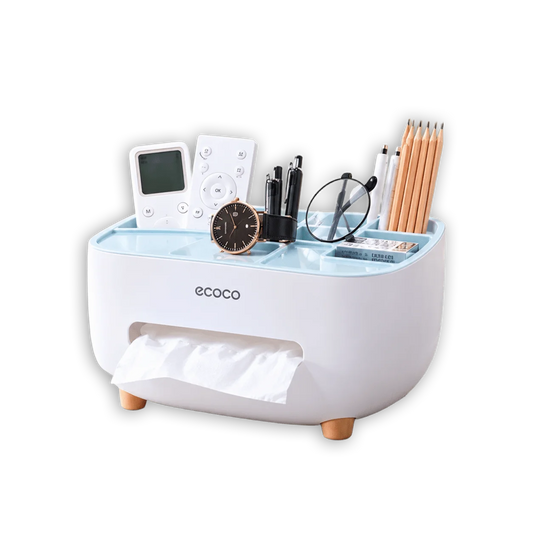 Ecoco Multifunctional Tissue Box Organizer