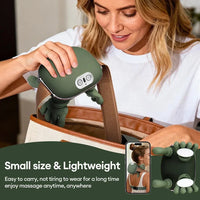 Complete retail display box packaging of the 3-mode bionic neck shoulder massager with power wire