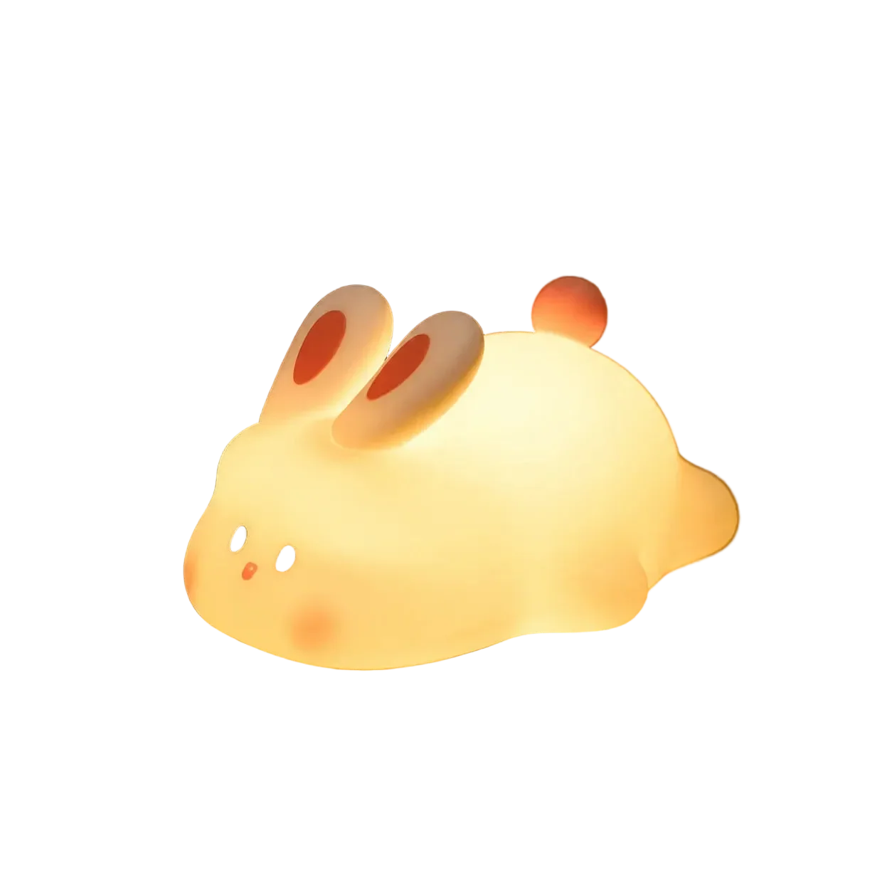 Big face rabbit silicone night light rechargeable bunny LED lamp Pakistan
