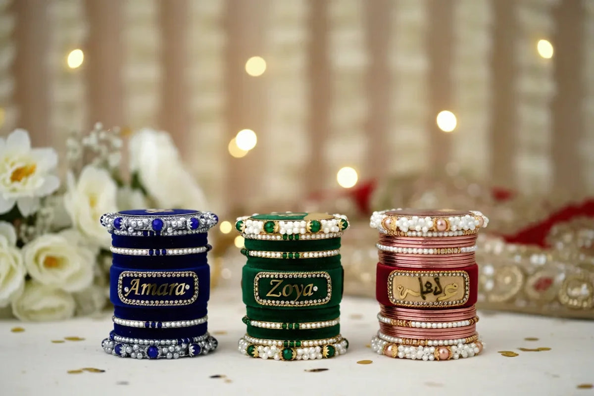 Custom photo and name bangle gift