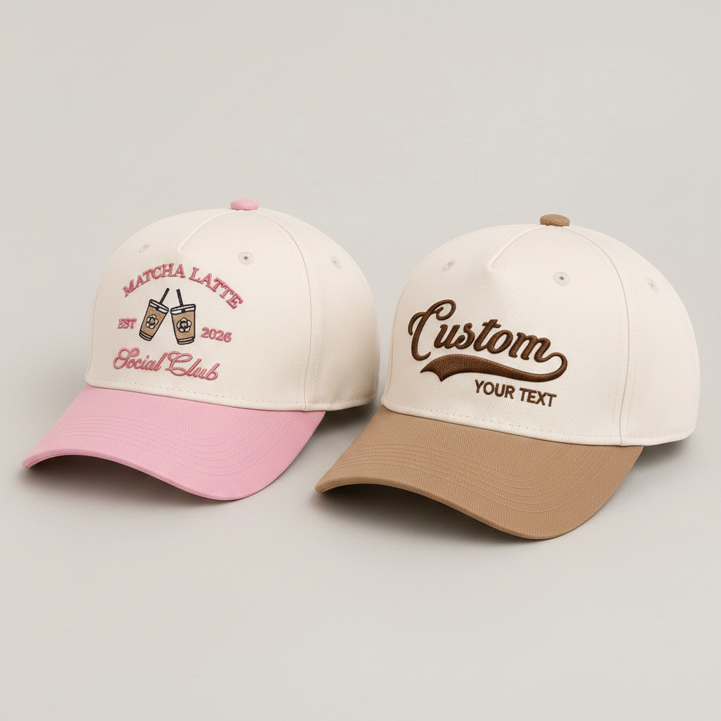 Custom Embroidered Cap Personalized Two-Tone Hat - Muveszi Pakistan (image 1)