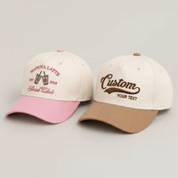 Custom Embroidered Cap Personalized Two-Tone Hat - Muveszi Pakistan (image 1)