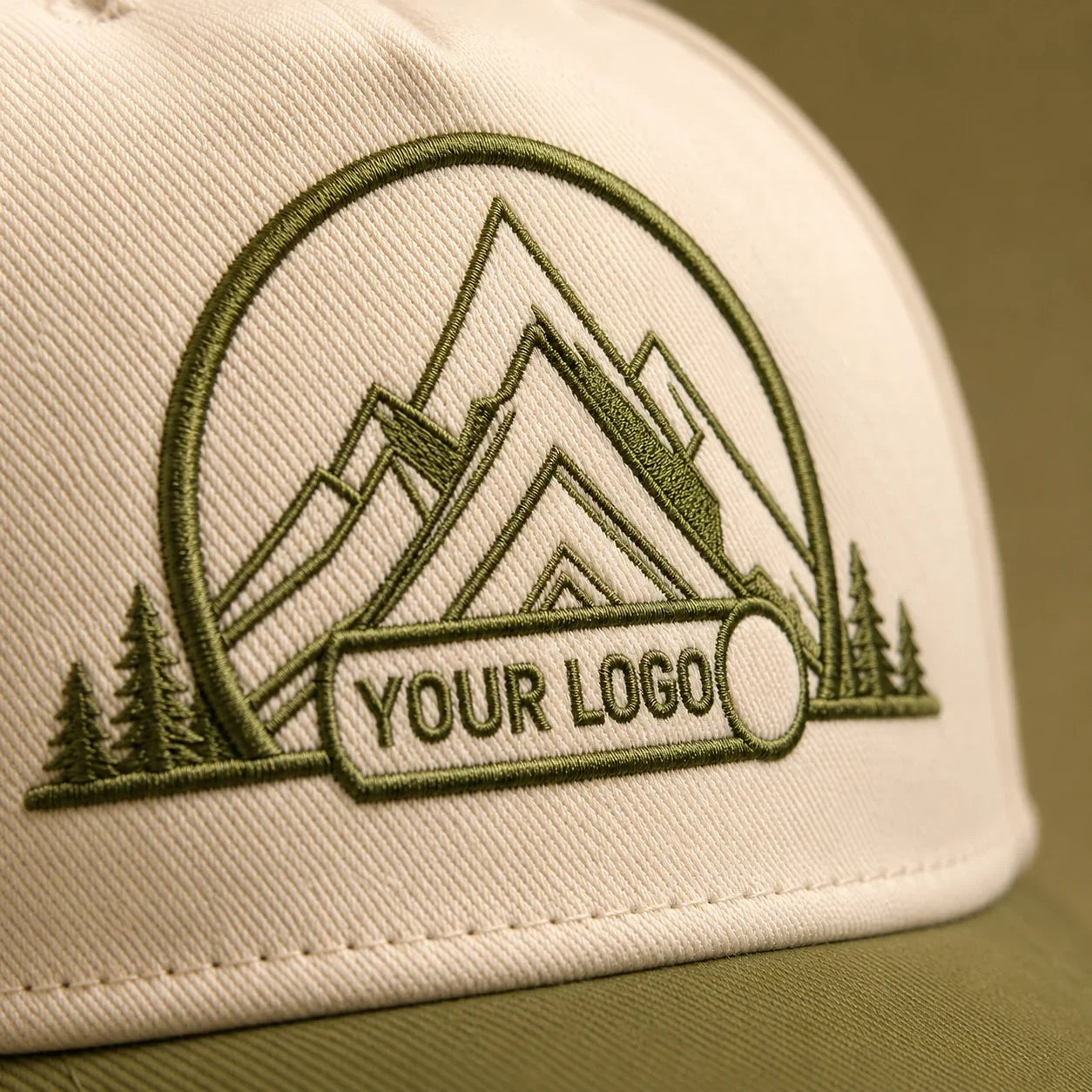 Custom Embroidered Cap Personalized Two-Tone Hat - Muveszi Pakistan (image 3)