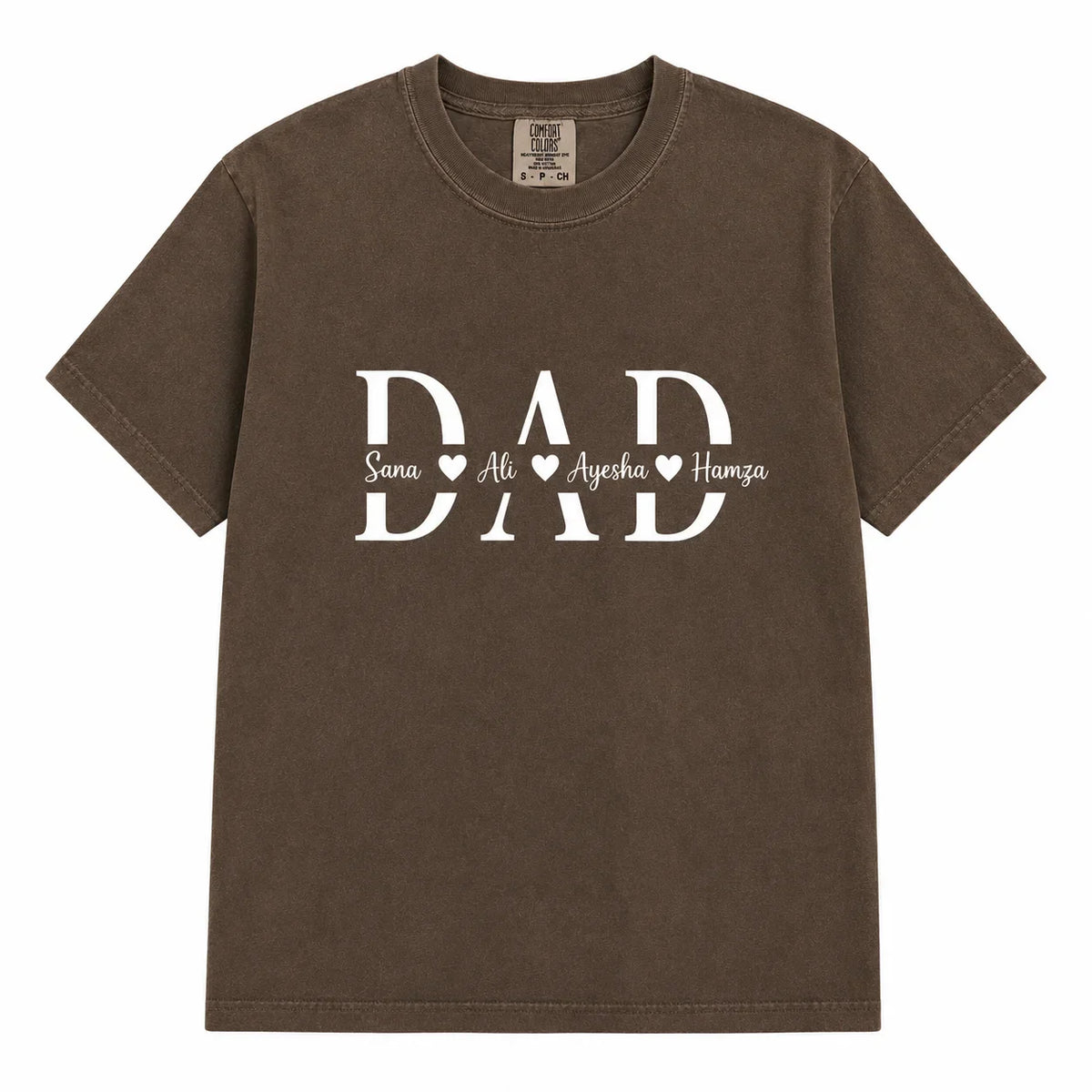 Custom Family Name T-Shirt MOM DAD Kids Tee - Muveszi Pakistan (image 2)