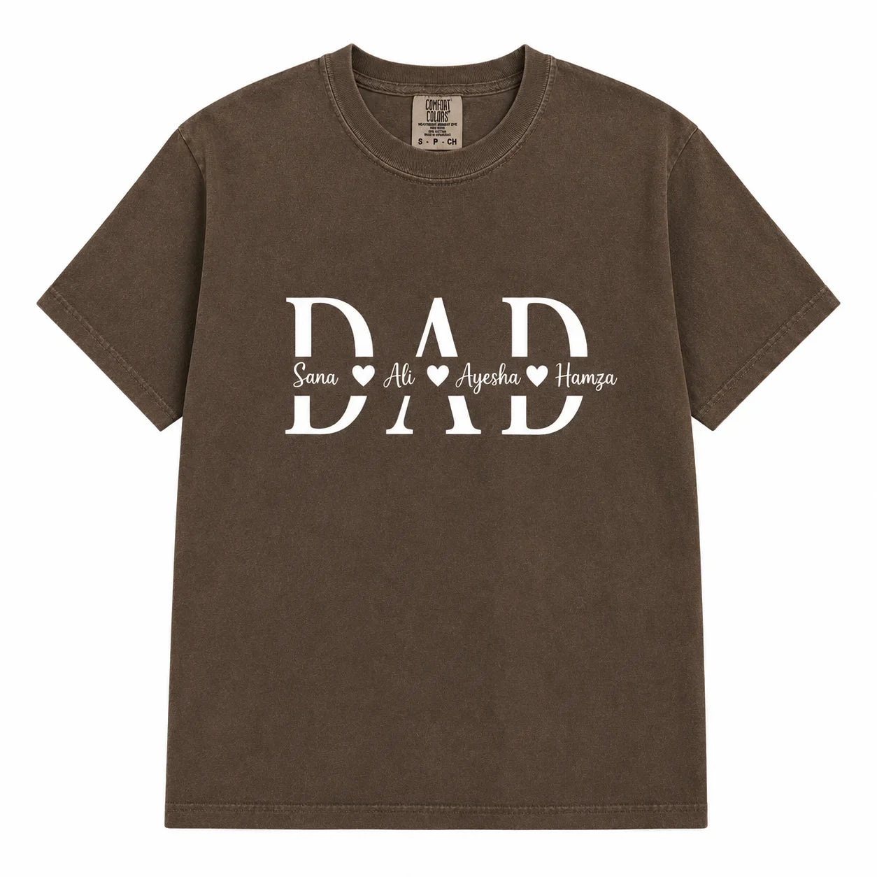 Custom Family Name T-Shirt MOM DAD Kids Tee - Muveszi Pakistan (image 2)