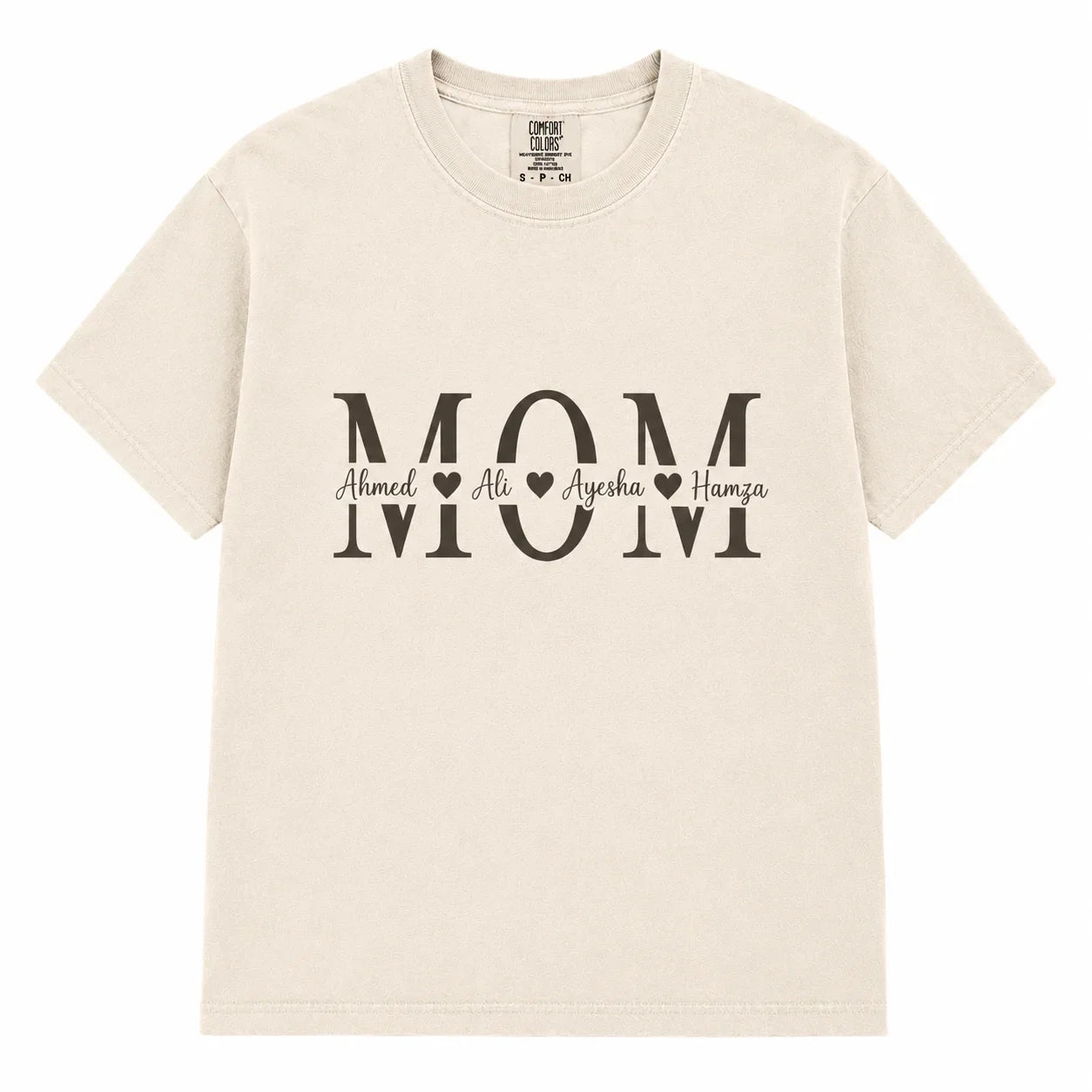 Custom Family Name T-Shirt MOM DAD Kids Tee - Muveszi Pakistan (image 3)