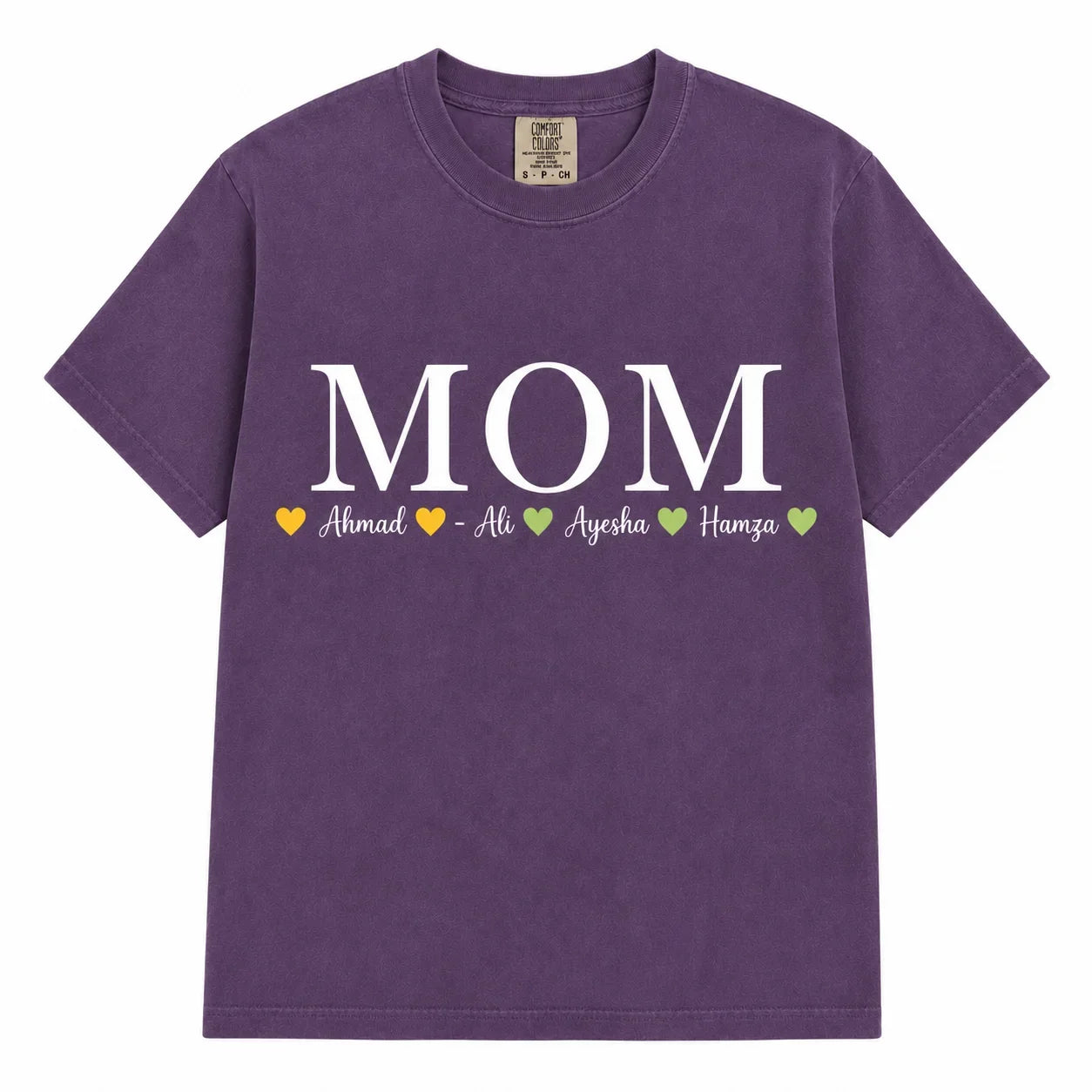 Custom Family Name T-Shirt MOM DAD Kids Tee - Muveszi Pakistan (image 5)