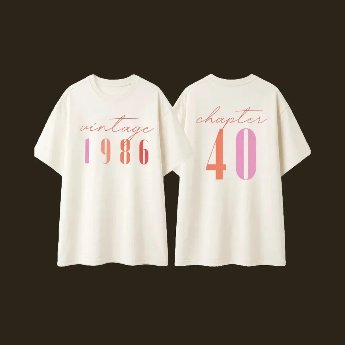 Customizable Creative Birthday T-Shirt Vintage Year Age - Muveszi Pakistan (image 1)