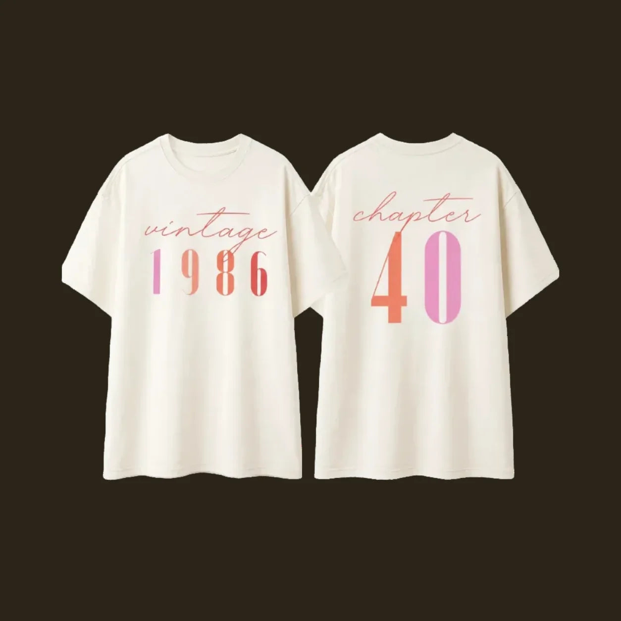 Customizable Creative Birthday T-Shirt Vintage Year Age - Muveszi Pakistan (image 1)