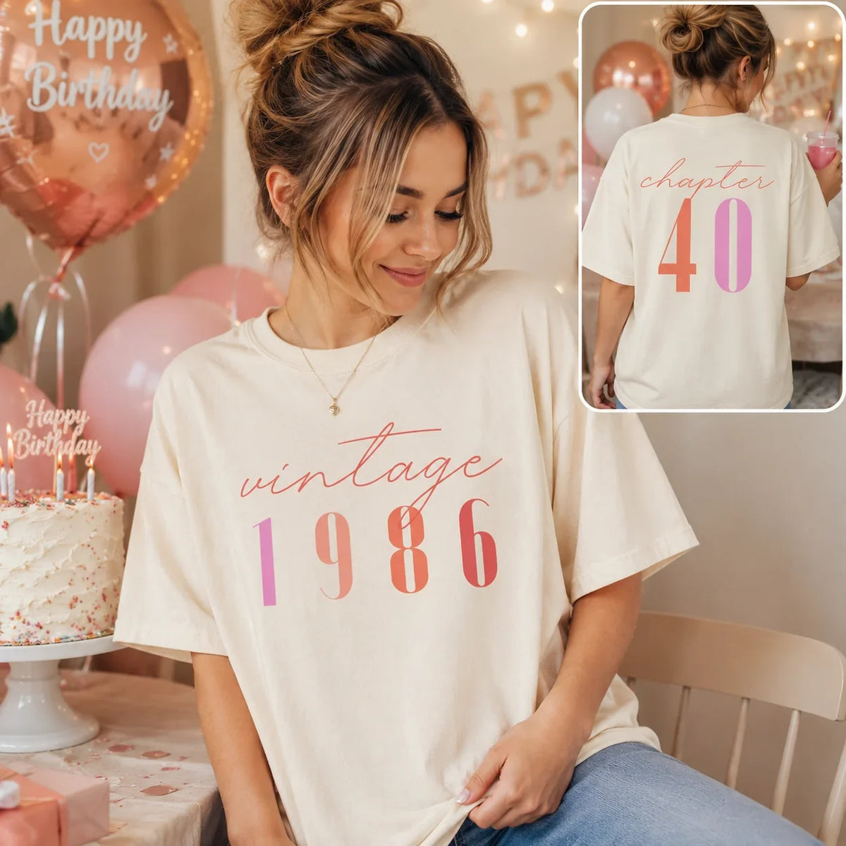 Customizable Creative Birthday T-Shirt Vintage Year Age - Muveszi Pakistan (image 4)