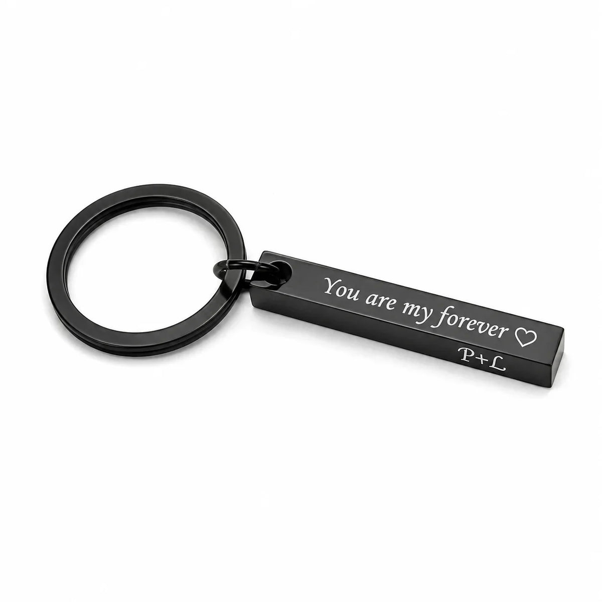 Personalized Engraved Bar Keychain Custom Name Date Gift - Muveszi Pakistan (image 1)