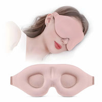 Ergonomic contoured nose bridge layout providing a total 100 percent light blackout effect.