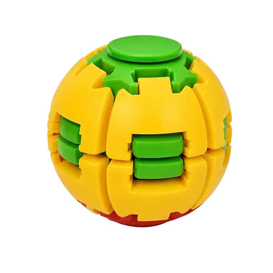 Spinning flat fidget spinner ball and stress relief toy for anxiety