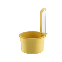 Multipurpose utility storage application showcasing dishwashing sponges and soap bars organized inside the basket caddy.