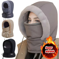 Premium 3-in-1 thermal hooded balaclava winter mask for bikers - Muveszi Pakistan (image 7)