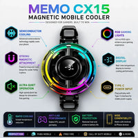MEMO CX15 Magnetic Mobile Cooler with Digital Display - Muveszi Pakistan (image 3)
