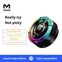 Memo ice cream maker with colorful light effects on a white background