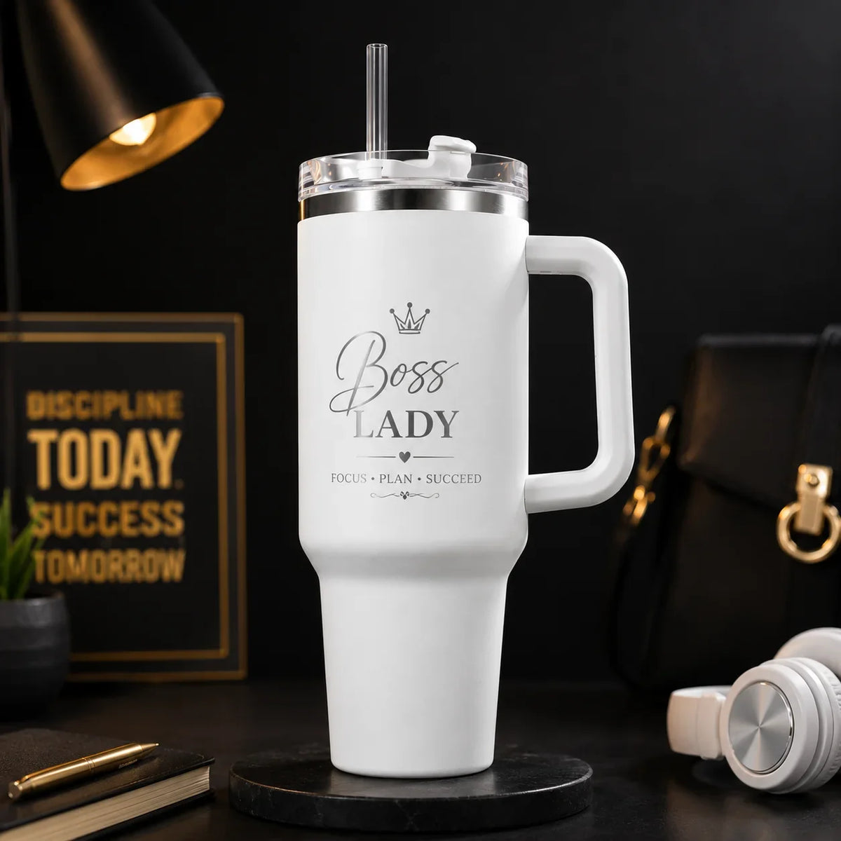 Personalized Insulated Tumbler 40oz Custom Engraved - Muveszi Pakistan (image 1)