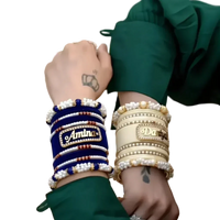 Personalized name bangle custom engraved bracelet gift for her product overview
