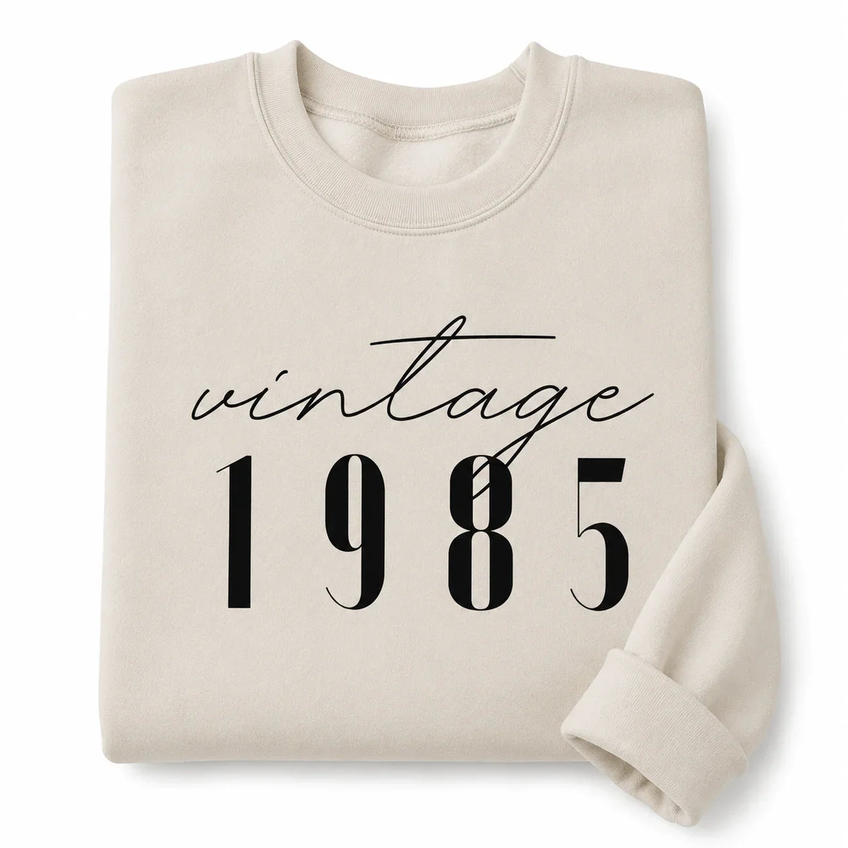 Personalized Vintage Birth Year Sweatshirt Birthday Gift - Muveszi Pakistan (image 4)