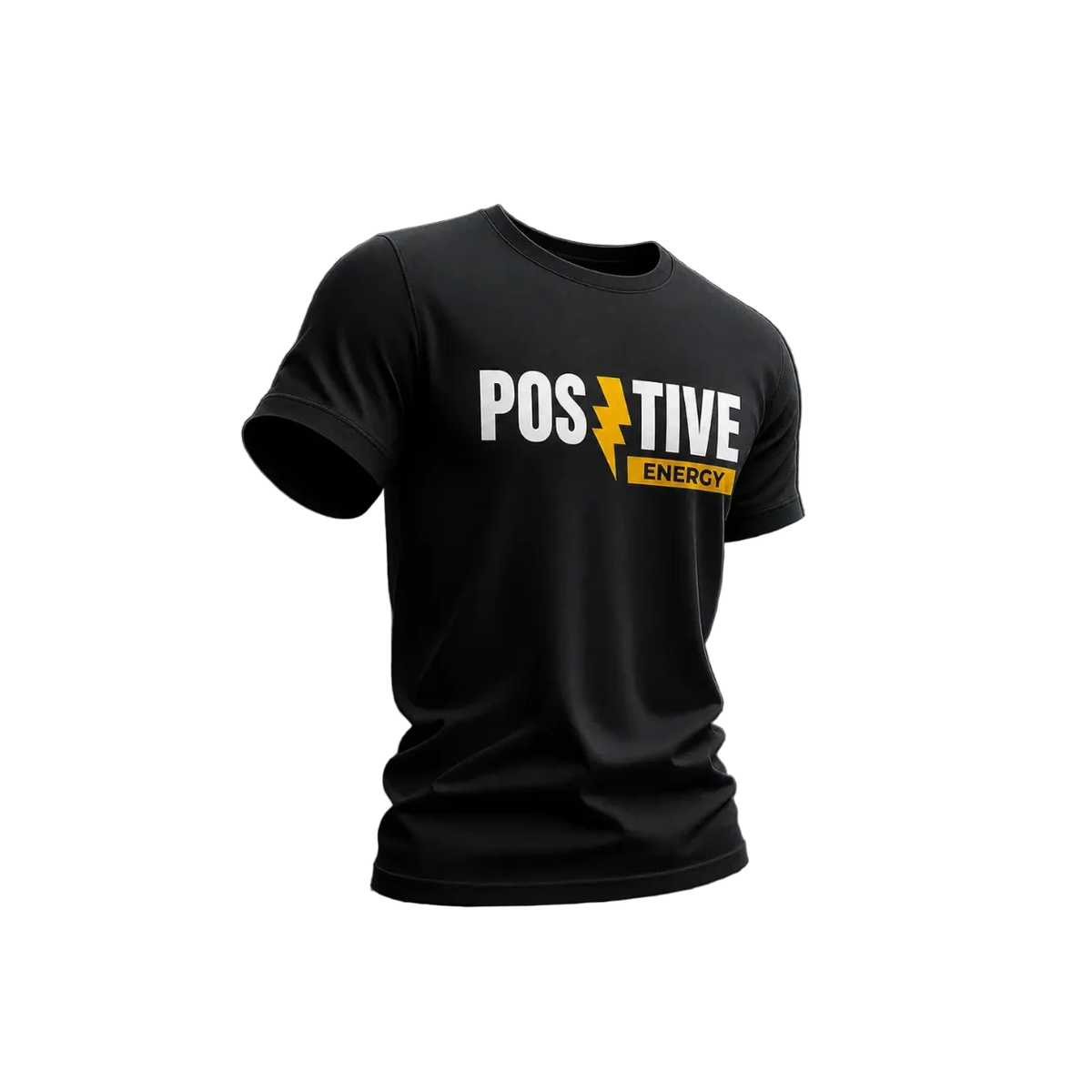 Positive Energy Typography Graphic T-Shirt Oversized Streetwear - Muveszi Pakistan