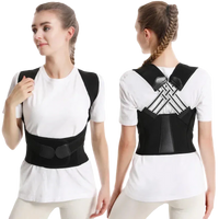 Posture corrector back brace adjustable spine shoulder support brace bundle product overview