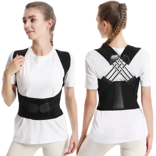 Posture corrector back brace adjustable spine shoulder support brace bundle product overview