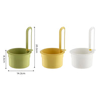 Full layout overview displaying the premium faucet hanging drain basket with adjustable strap package from Muveszi.