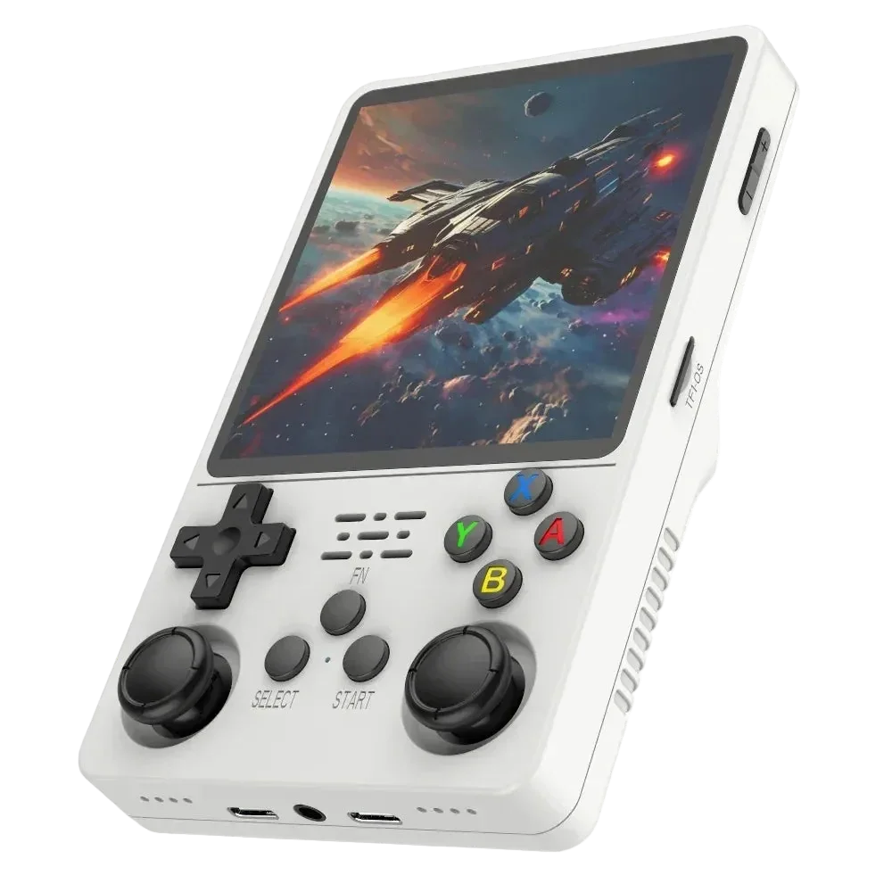 R36S style kids retro handheld game console replica toy for toddlers