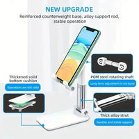 Silicone Desktop Mobile Phone Holder Adjustable Foldable Stand - Muveszi Pakistan (image 1)