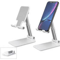 Silicone Desktop Mobile Phone Holder Adjustable Foldable Stand - Muveszi Pakistan (image 2)