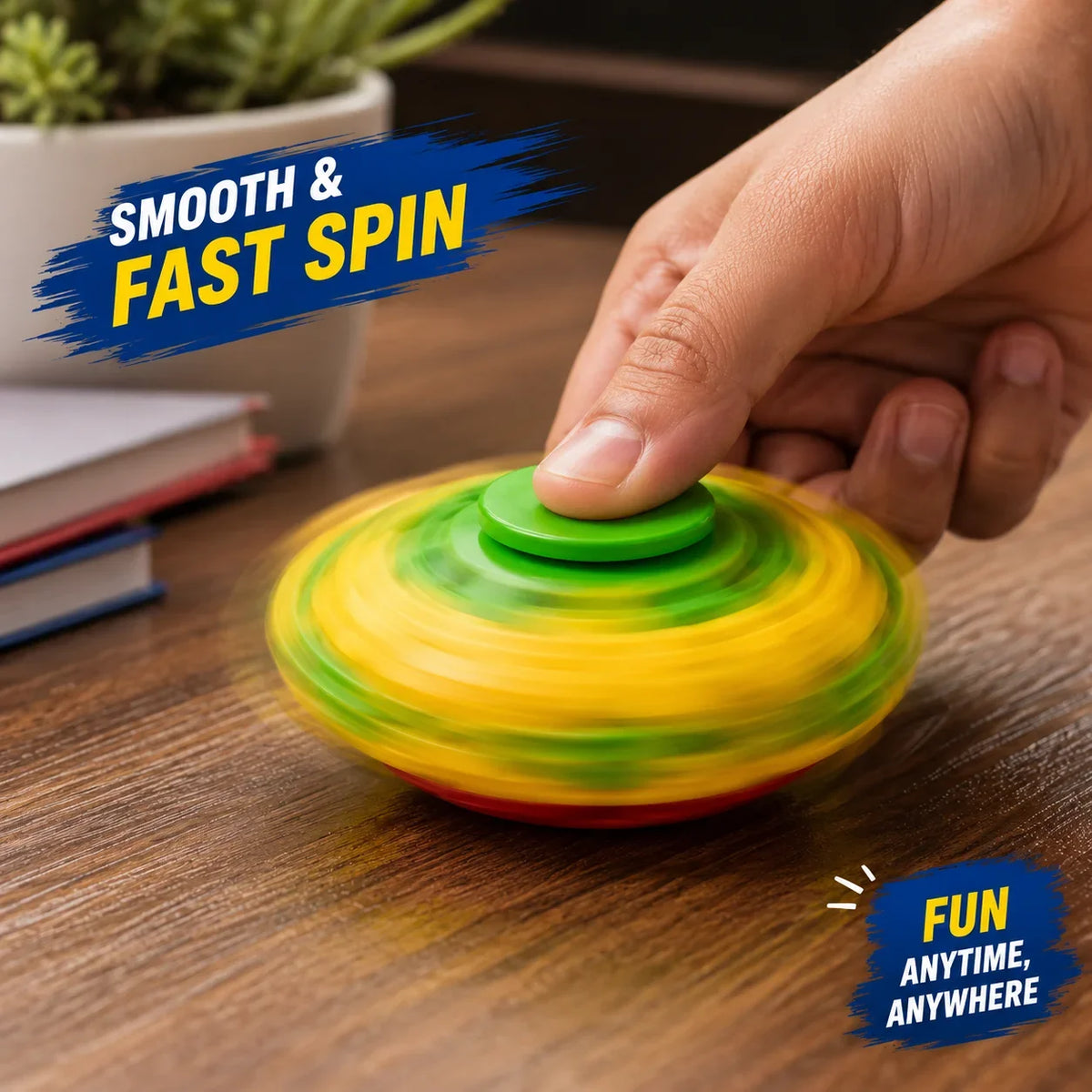 Spinning Flat Spinner Ball Fidget Toy Stress Relief - Muveszi Pakistan (image 3)