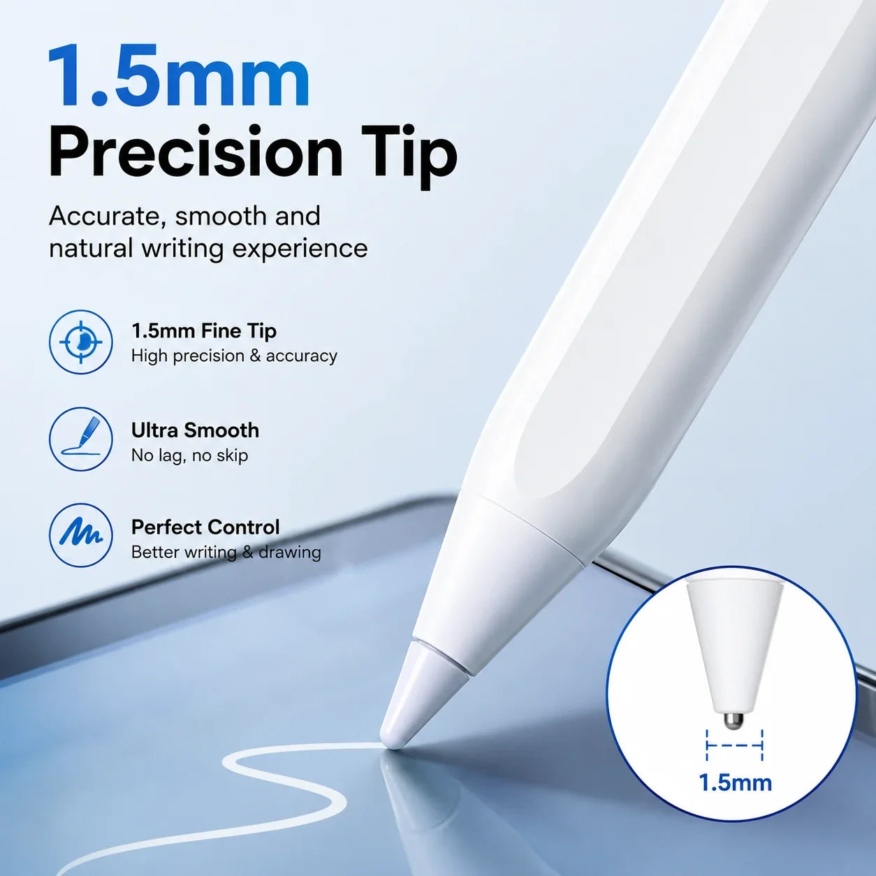 Universal Stylus Pen Rechargeable Touch Pen - Muveszi Pakistan (image 2)
