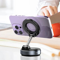 Vacuum suction magnetic car phone holder K007 dashboard mount system