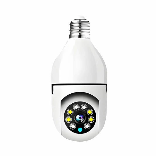 WiFi Panorama Bulb Camera 360 Degree Smart Security main front product showcase unit by Muveszi Pakistan.
