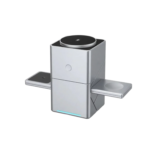 Y50 15W MagSafe wireless charger 3-in-1 magnetic desktop charging station stand